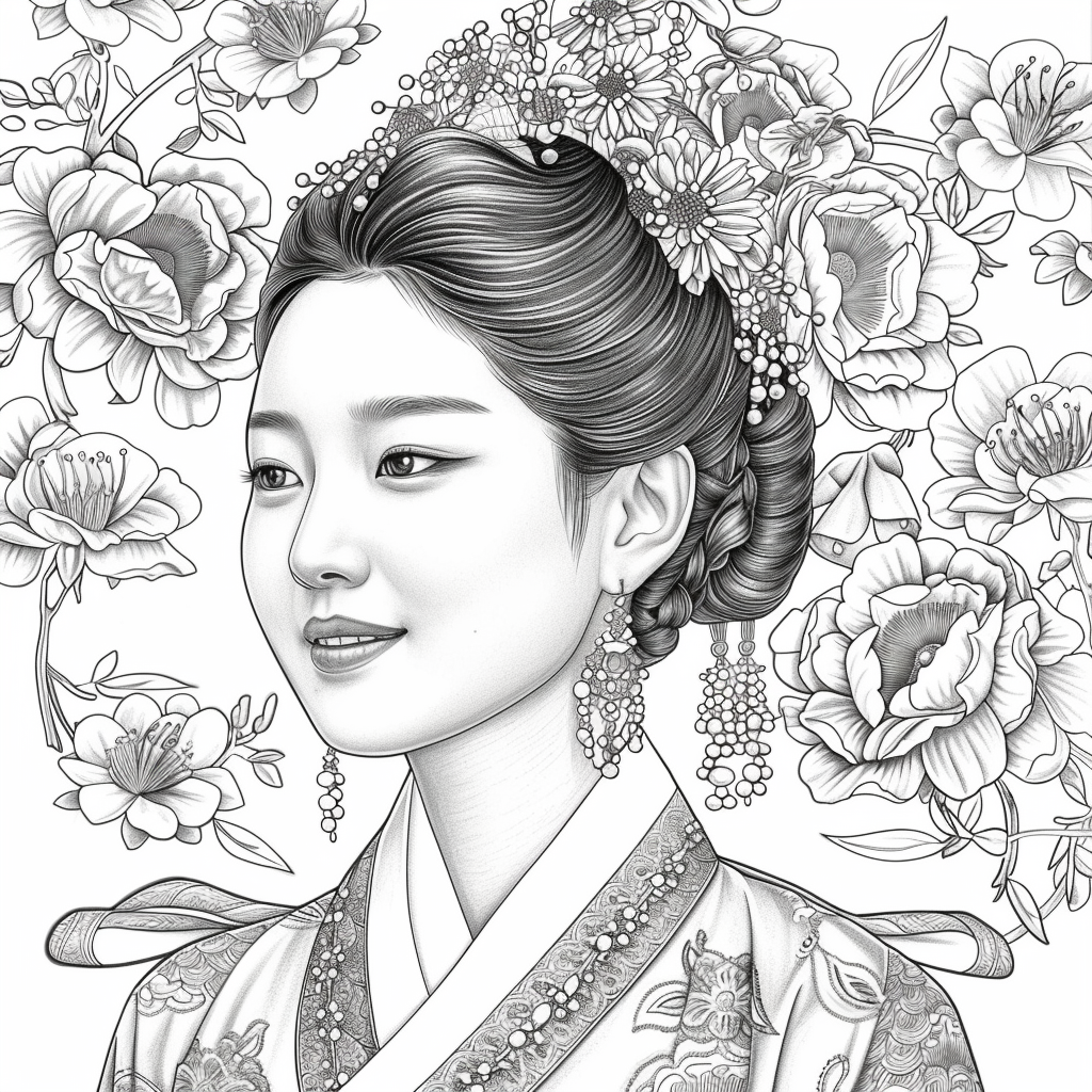 The Radiant Bride of Blossoms