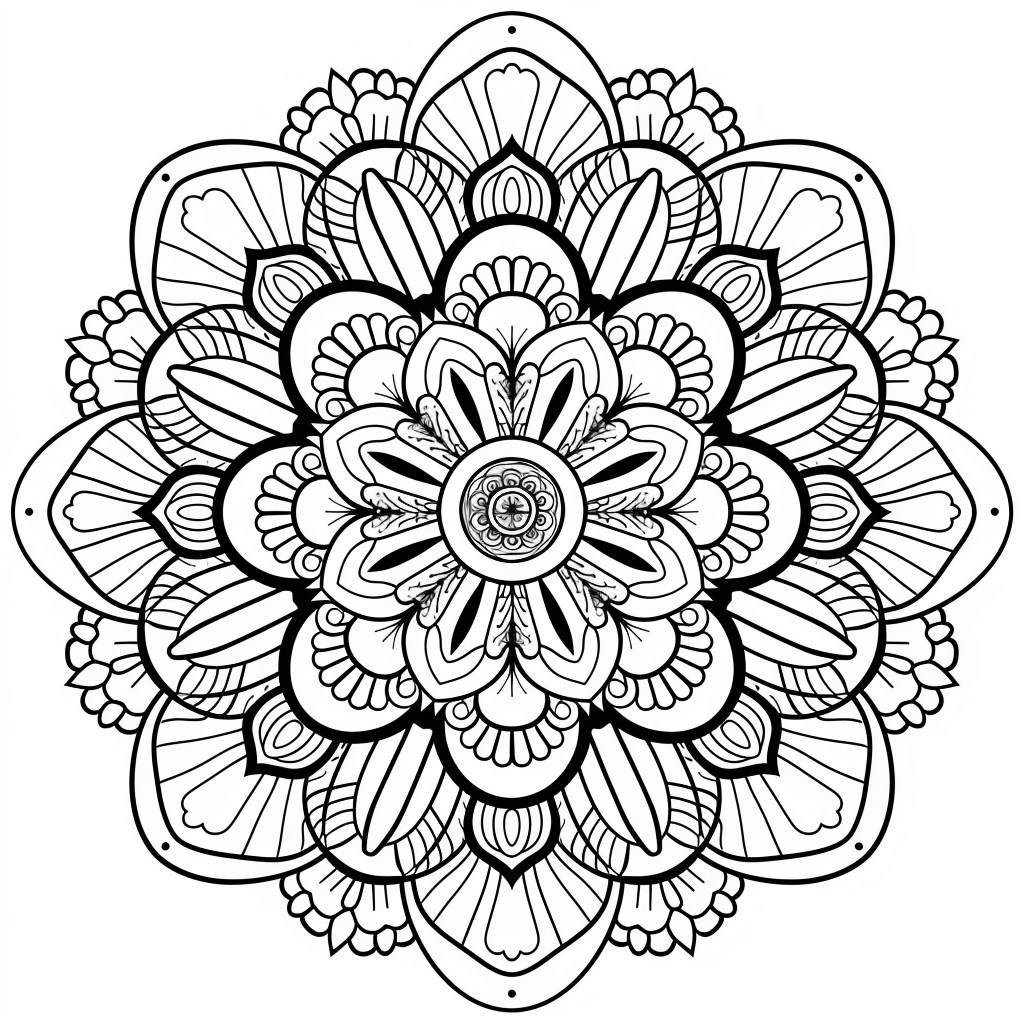 Radiant Harmony Mandala