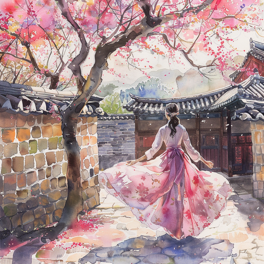 Springtime Stroll in Hanok Village