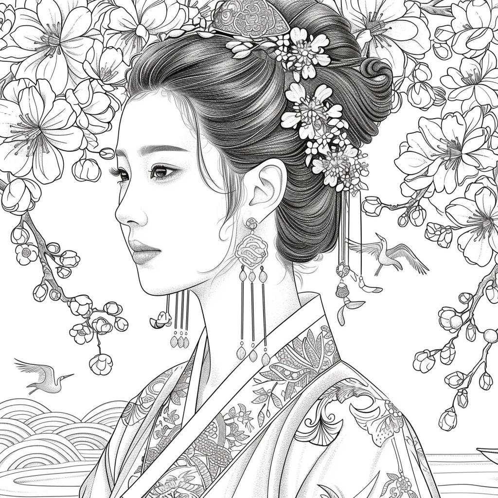 Grace of the Blossoming Crane