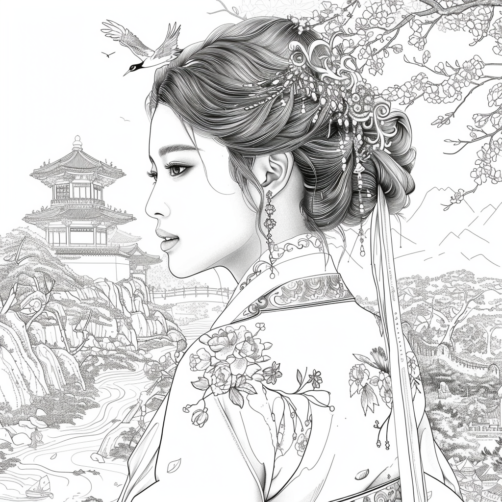 Grace of the Blossoming Crane