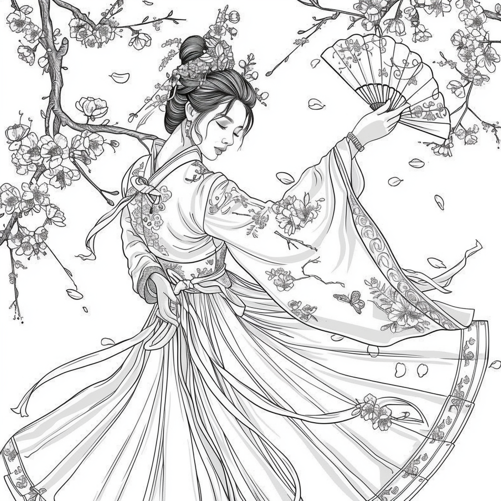 The Graceful Lady of Plum Blossoms