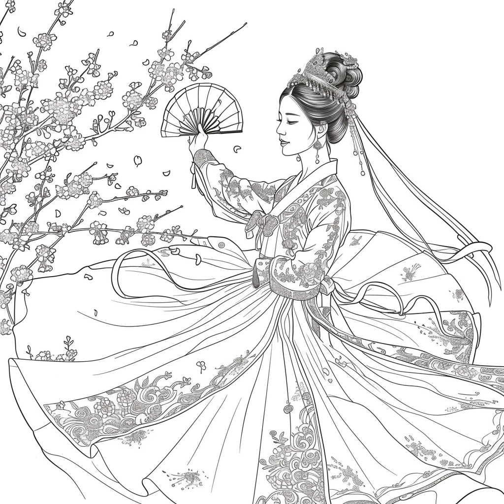 The Graceful Lady of Plum Blossoms