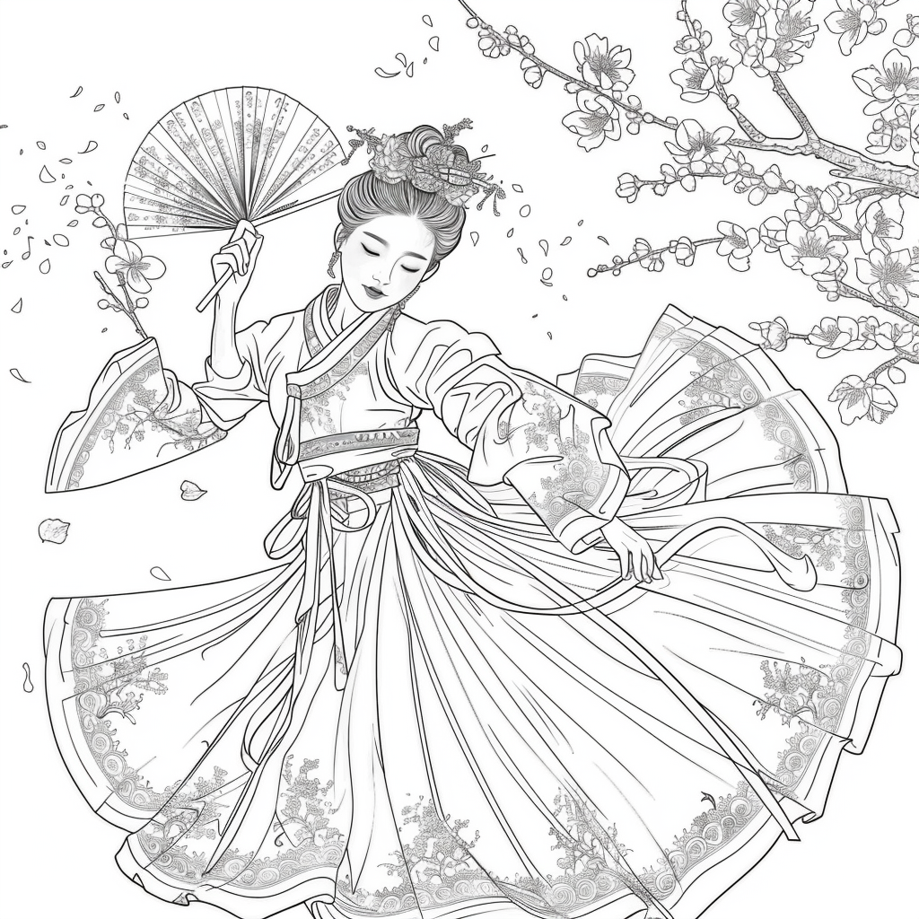 The Graceful Lady of Plum Blossoms