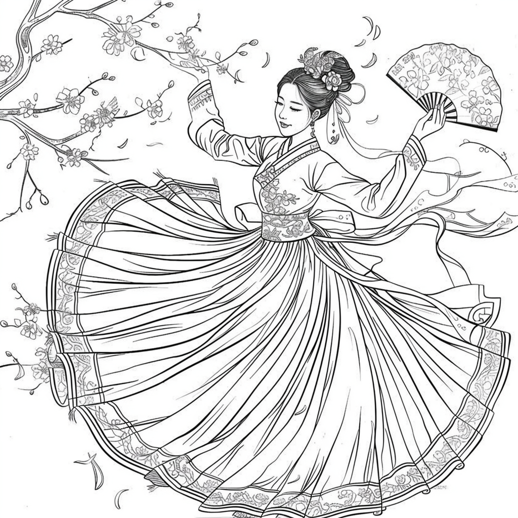 The Graceful Lady of Plum Blossoms
