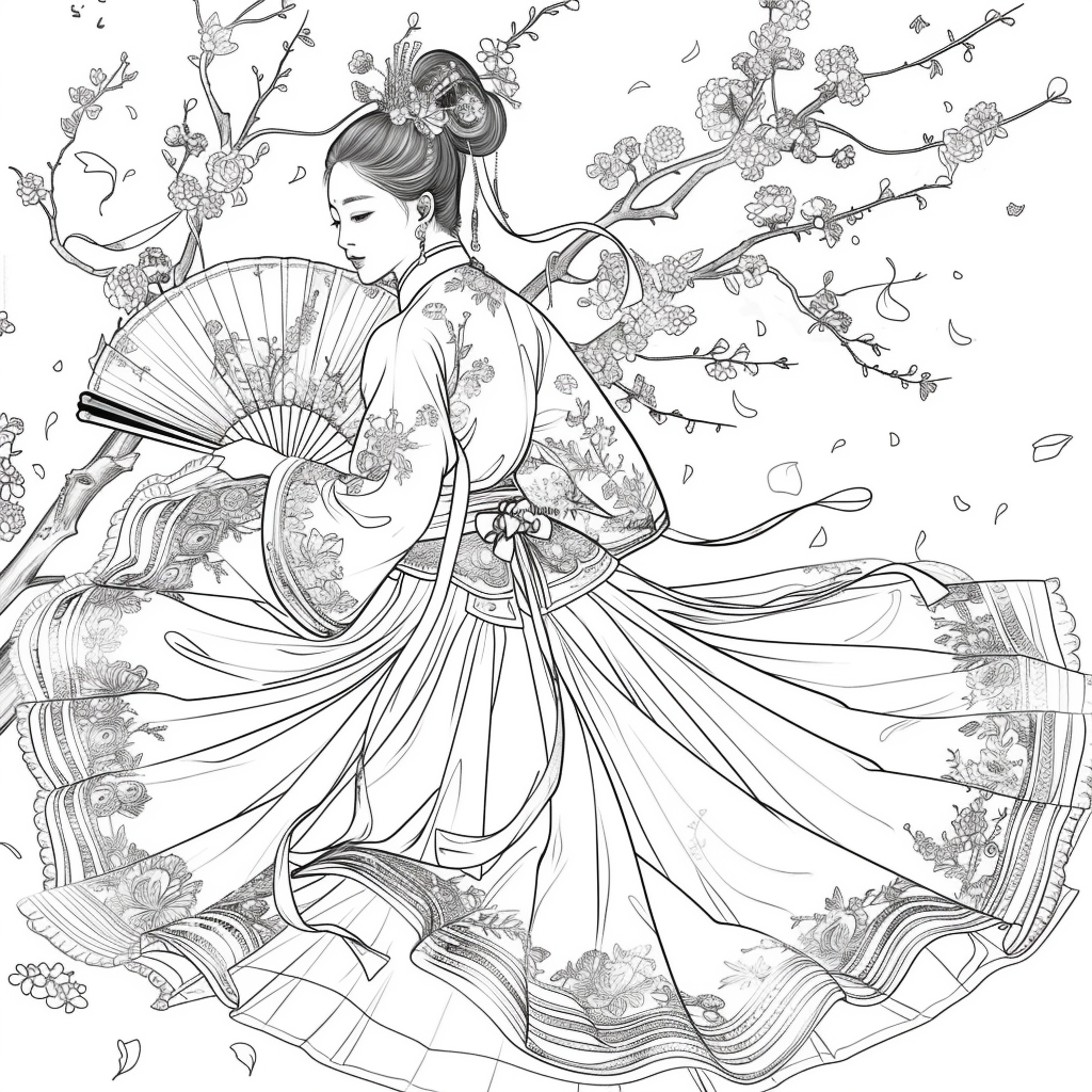 The Graceful Lady of Plum Blossoms