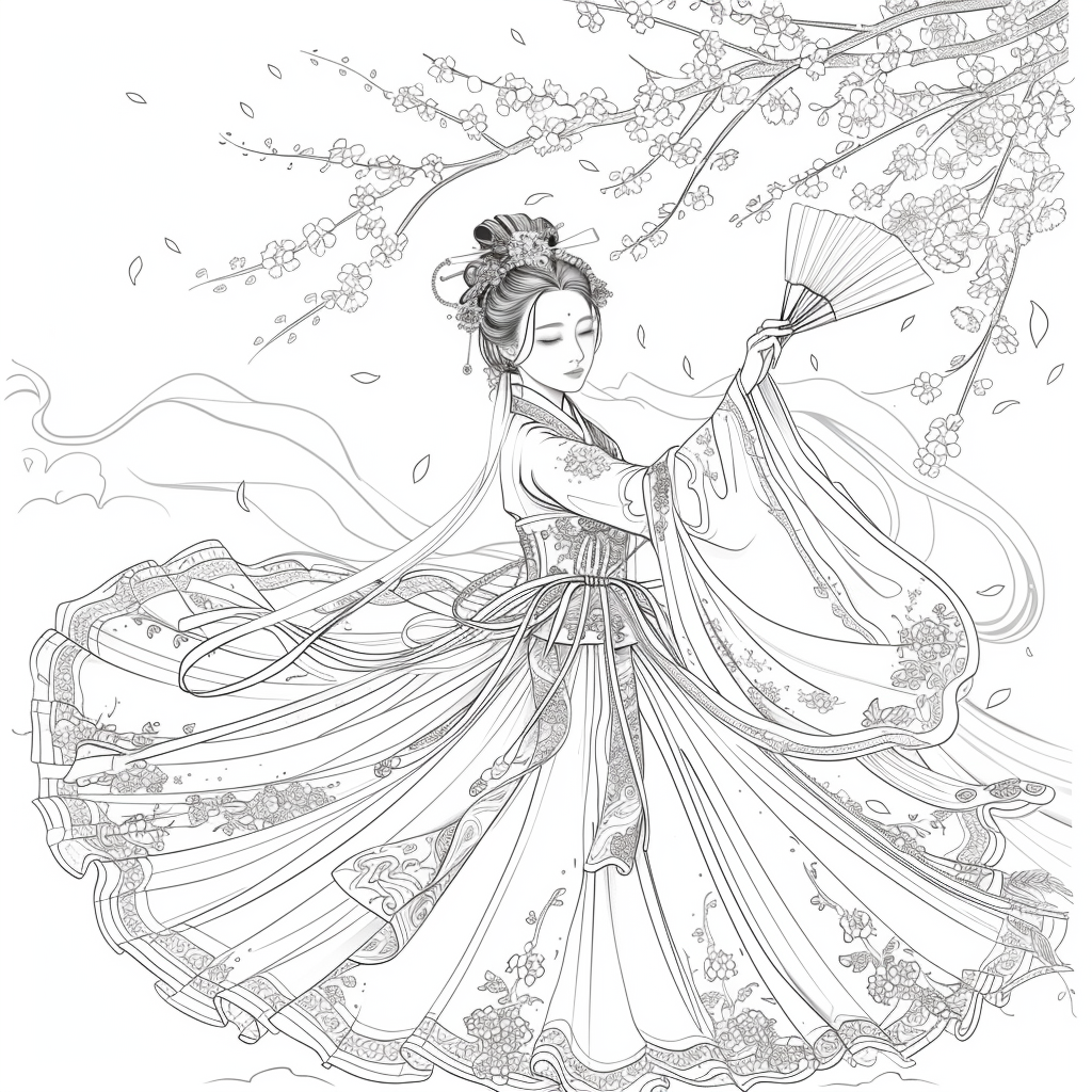 The Graceful Lady of Plum Blossoms
