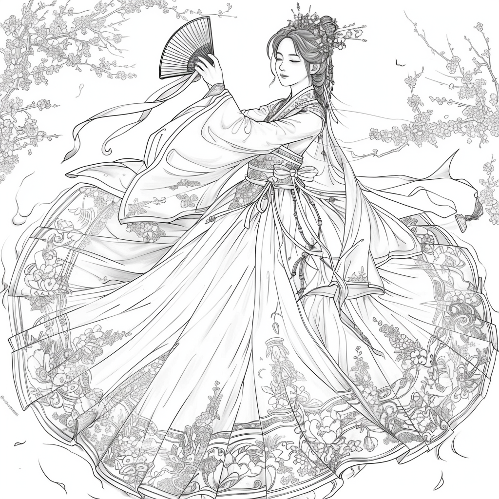 The Graceful Lady of Plum Blossoms