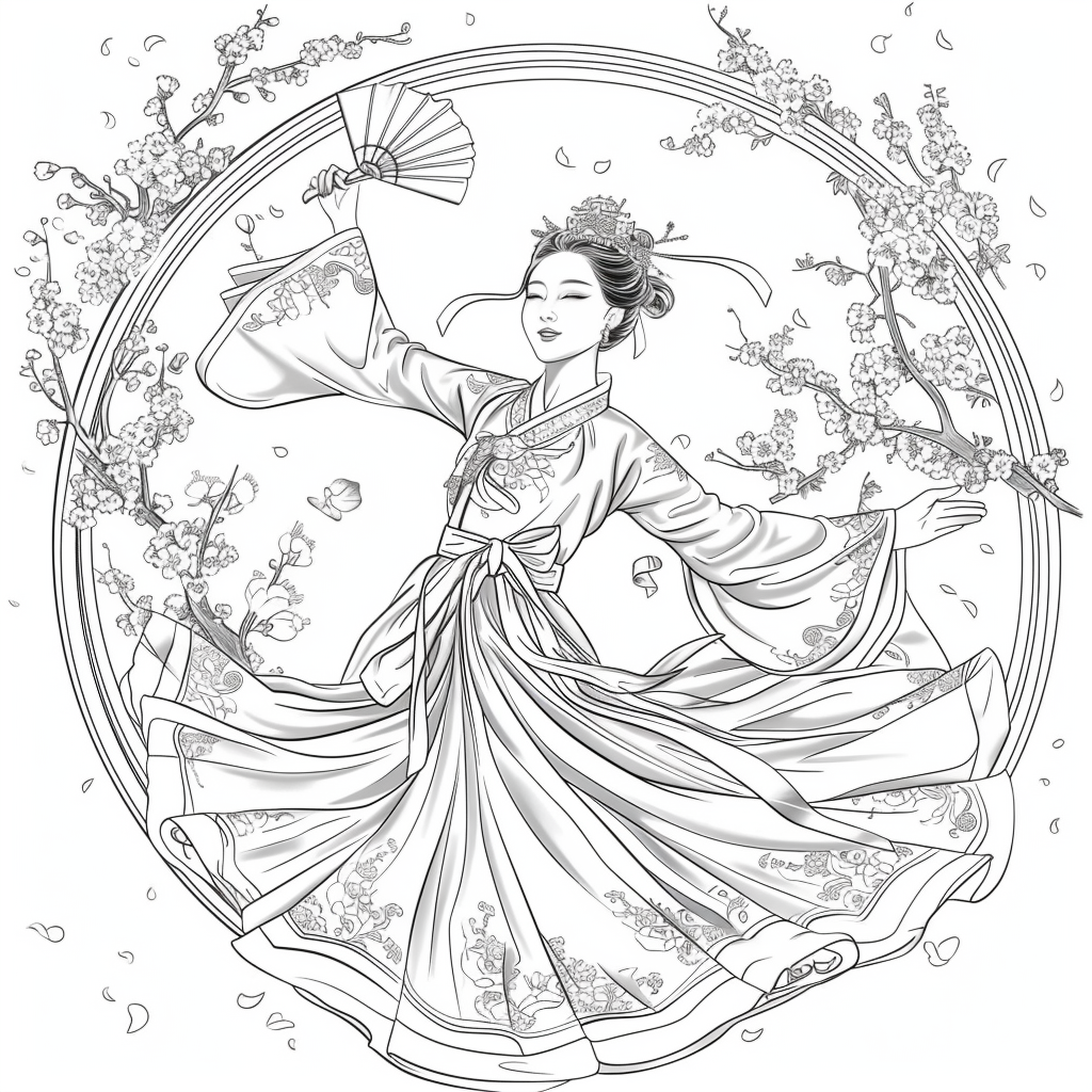 The Graceful Lady of Plum Blossoms