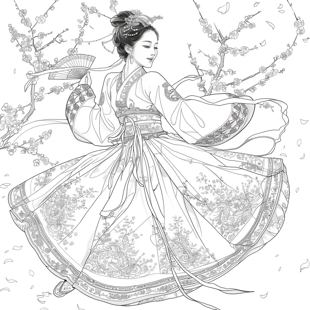 The Graceful Lady of Plum Blossoms