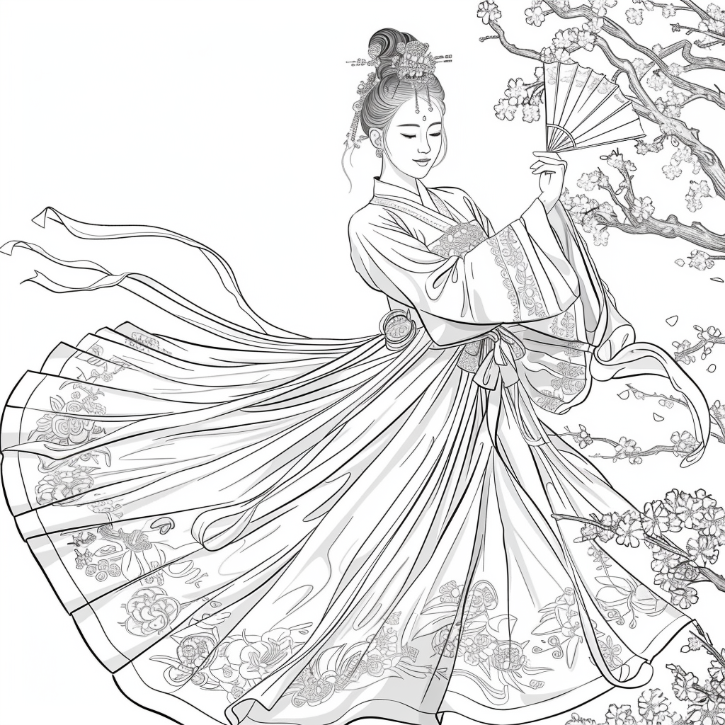 The Graceful Lady of Plum Blossoms