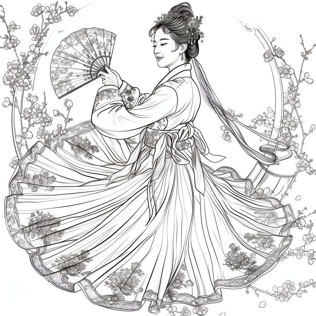 The Graceful Lady of Plum Blossoms