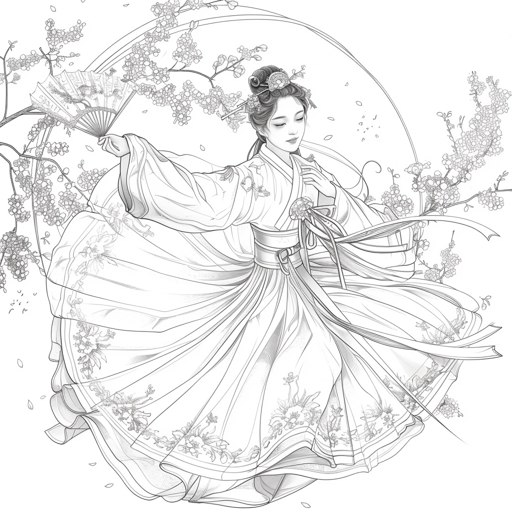 The Graceful Lady of Plum Blossoms