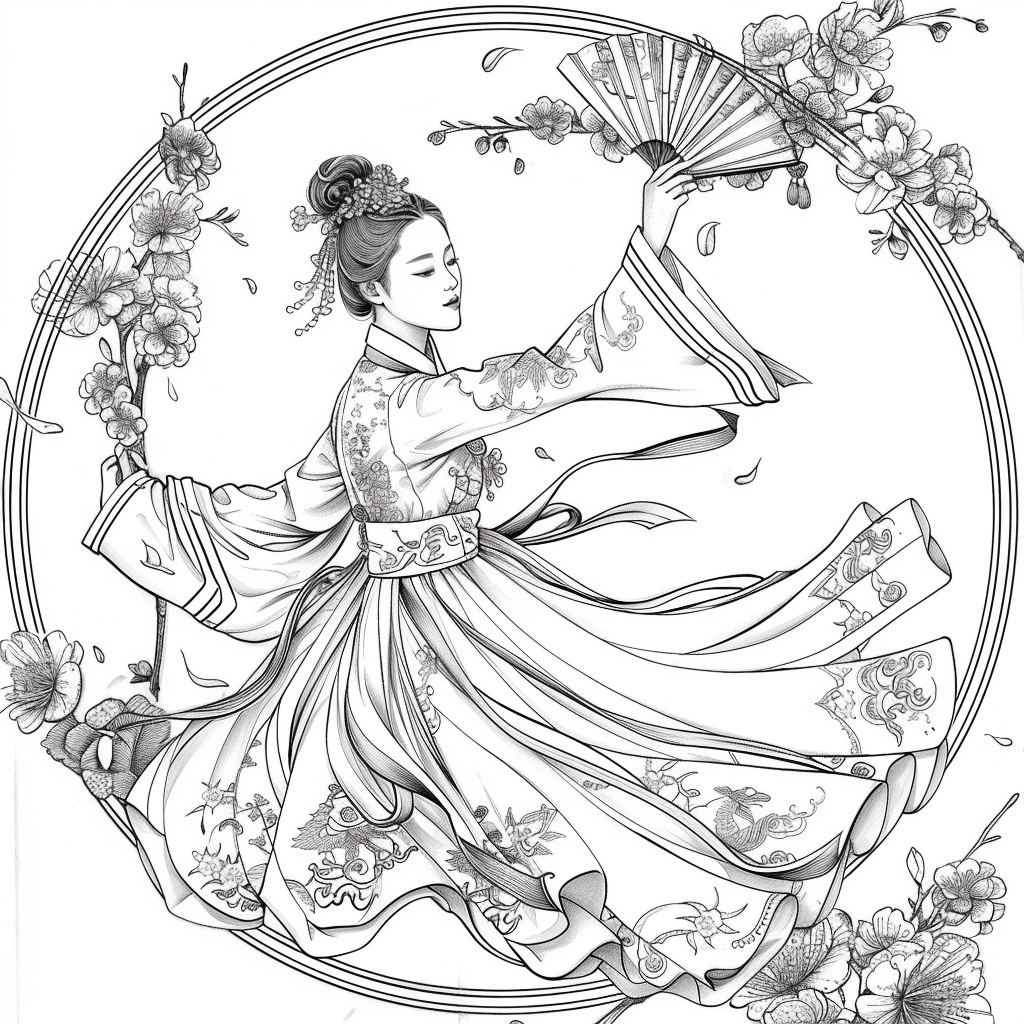 The Graceful Lady of Plum Blossoms
