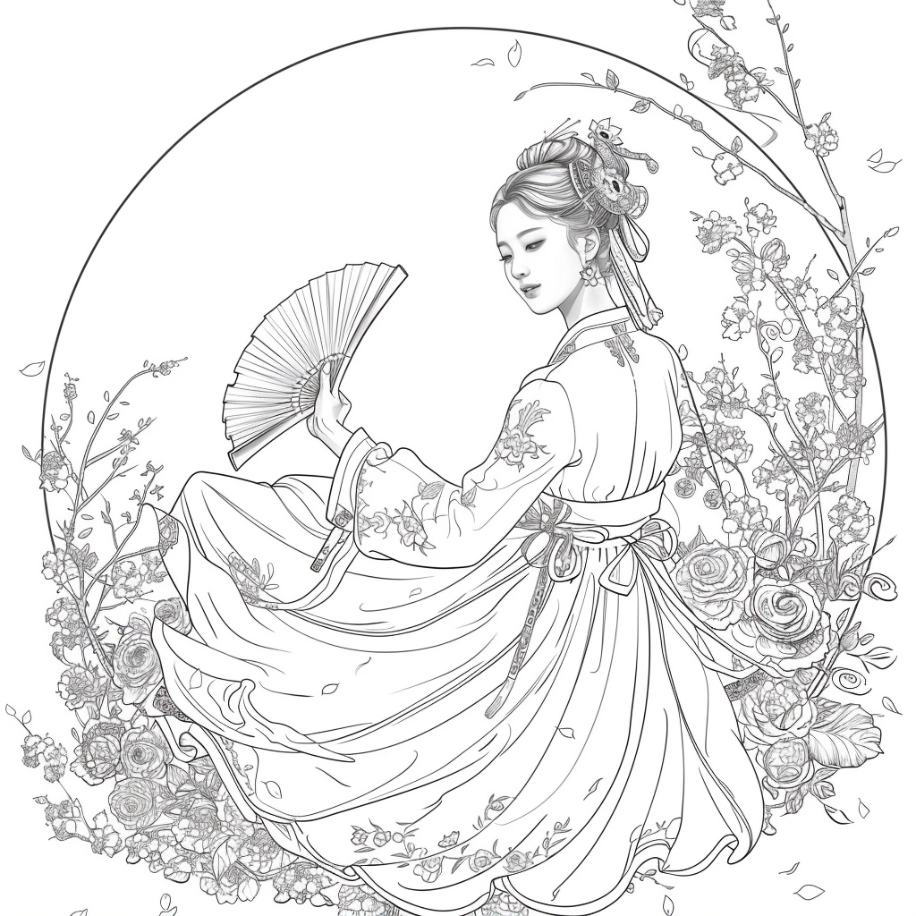 The Graceful Lady of Plum Blossoms