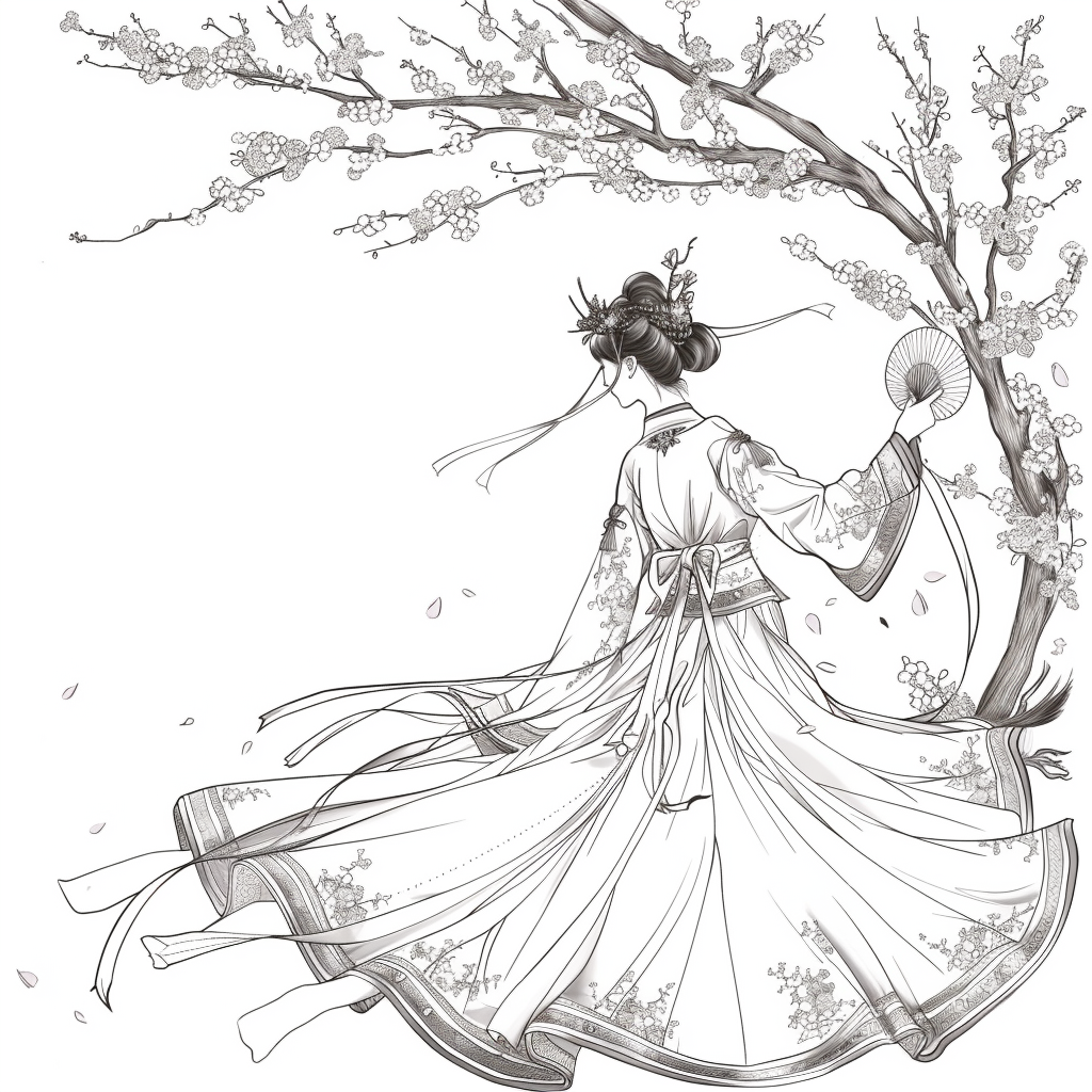 The Graceful Lady of Plum Blossoms
