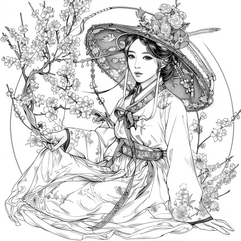 Whispers of the Blossoming Muse