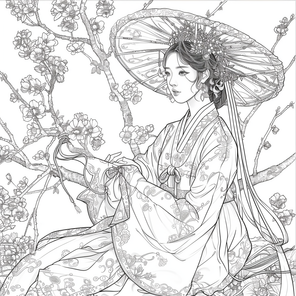 Whispers of the Blossoming Muse