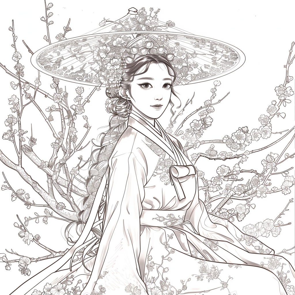 Whispers of the Blossoming Muse