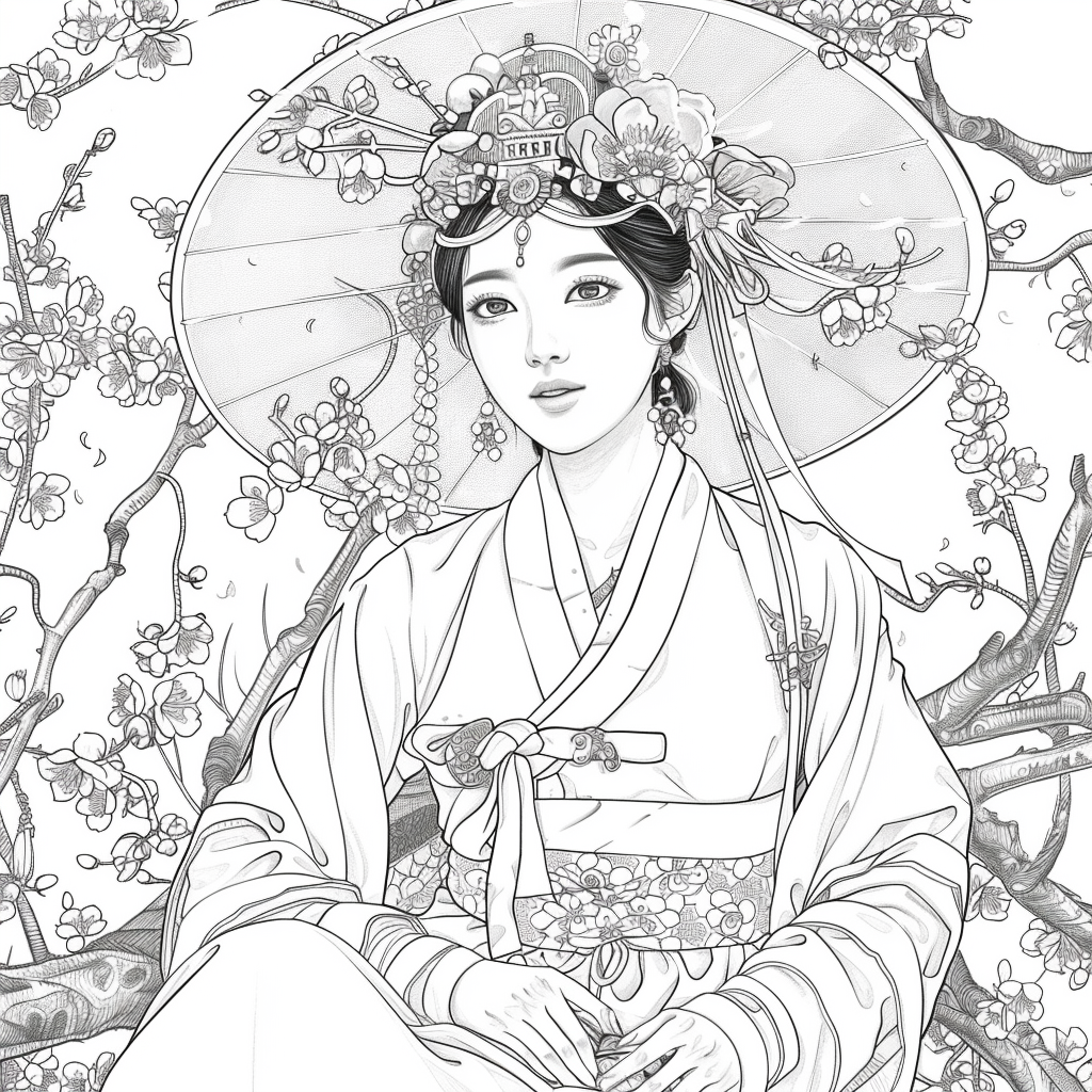 Whispers of the Blossoming Muse