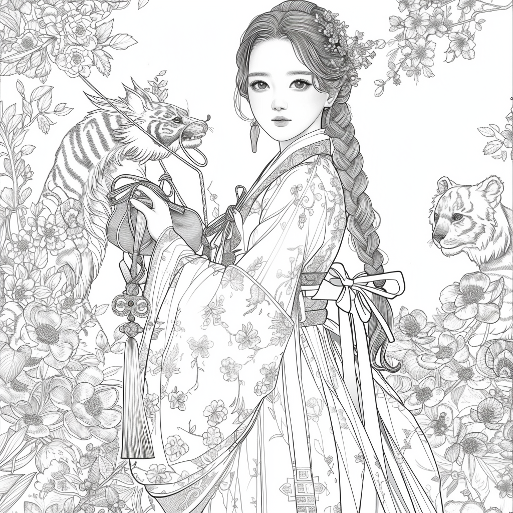 Harmony of eleganceGolden Dawn Princess of Blossoms