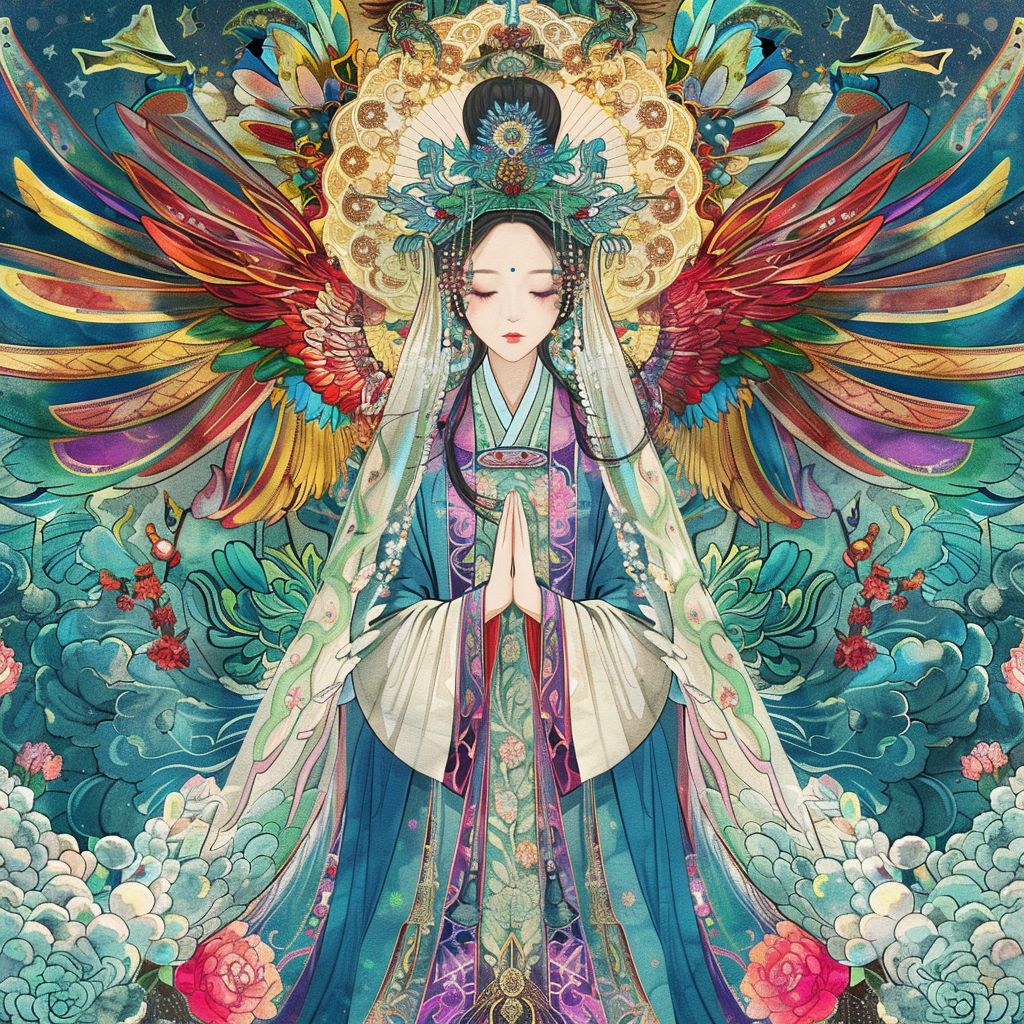 The Celestial Empress with Phoenix Wings