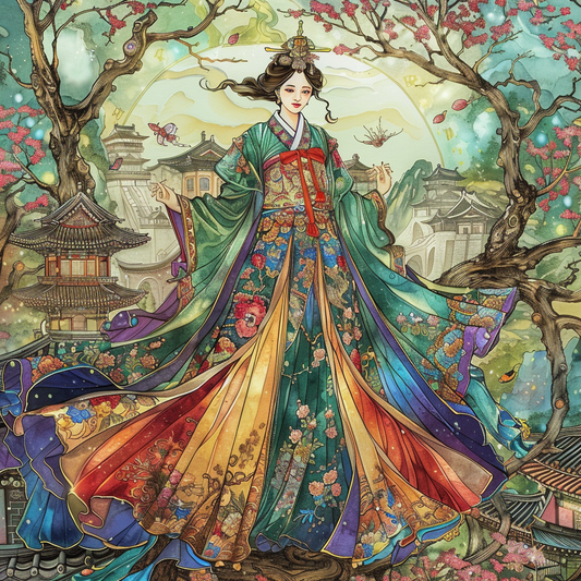 The Radiant Empress of Blossoms