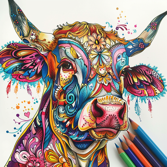 he Festival Cow of Color and Joy