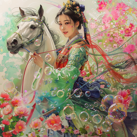The Blossom Princess and Her Noble Steed