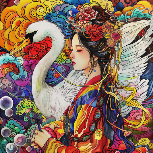 Celestial Swan – The Harmony of Grace and Spirit