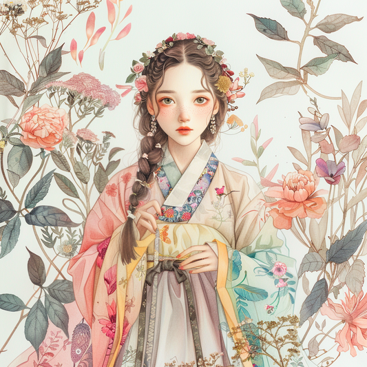 Whispers of Spring – The Graceful Blossom Maiden