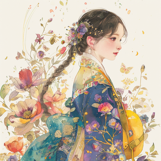 Whispers of Petals – The Dreaming Hanbok Girl