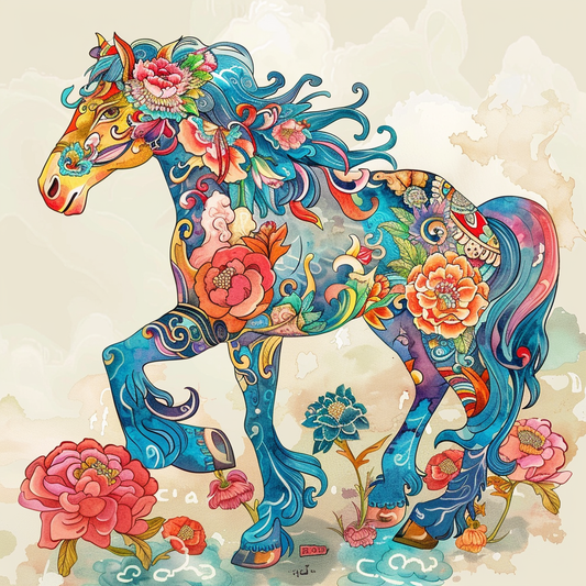 Floral Steed of the Eastern Winds