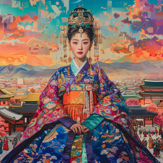 Majesty in Hanbok