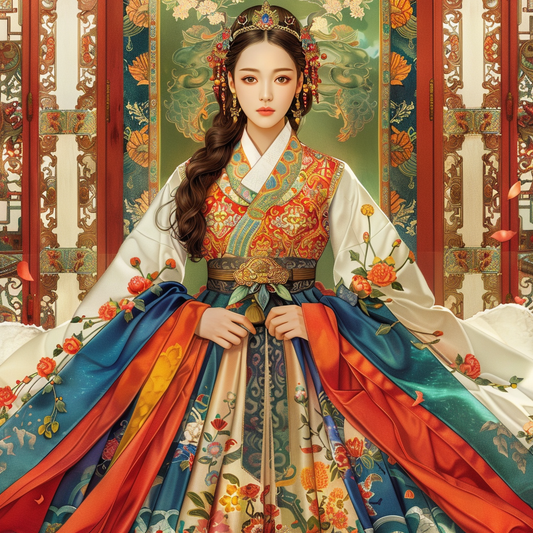 The Crimson Court – Portrait of the Royal Blossom