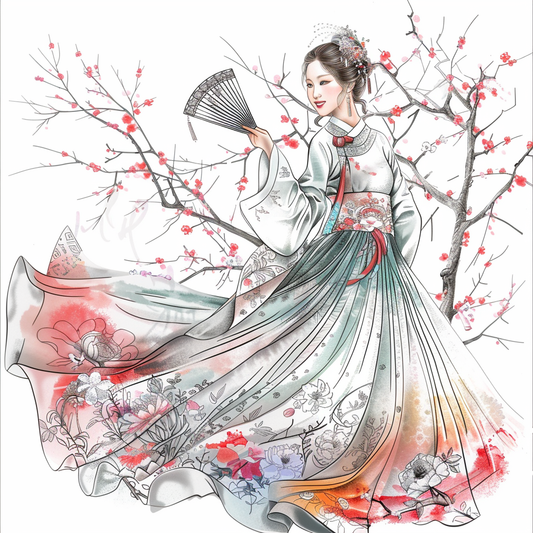 The Graceful Lady of Plum Blossoms