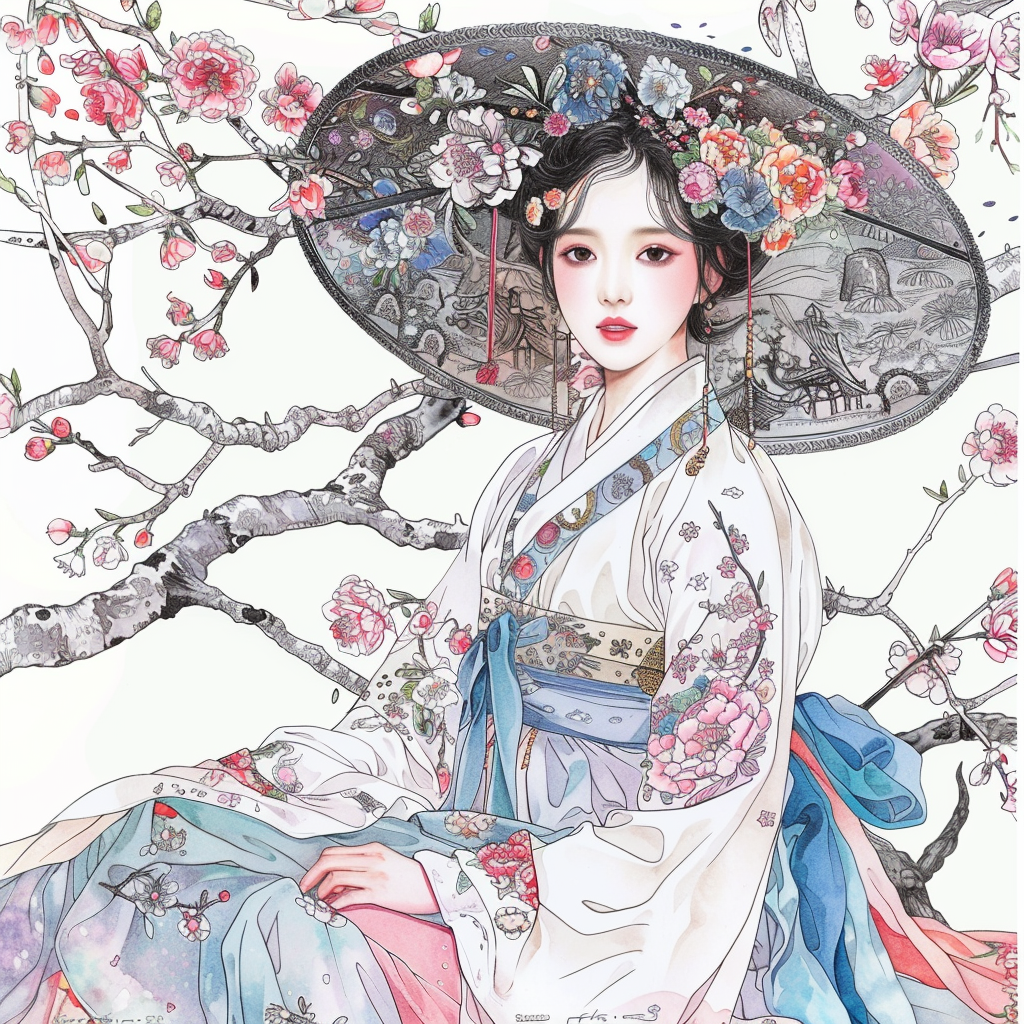 Whispers of the Blossoming Muse