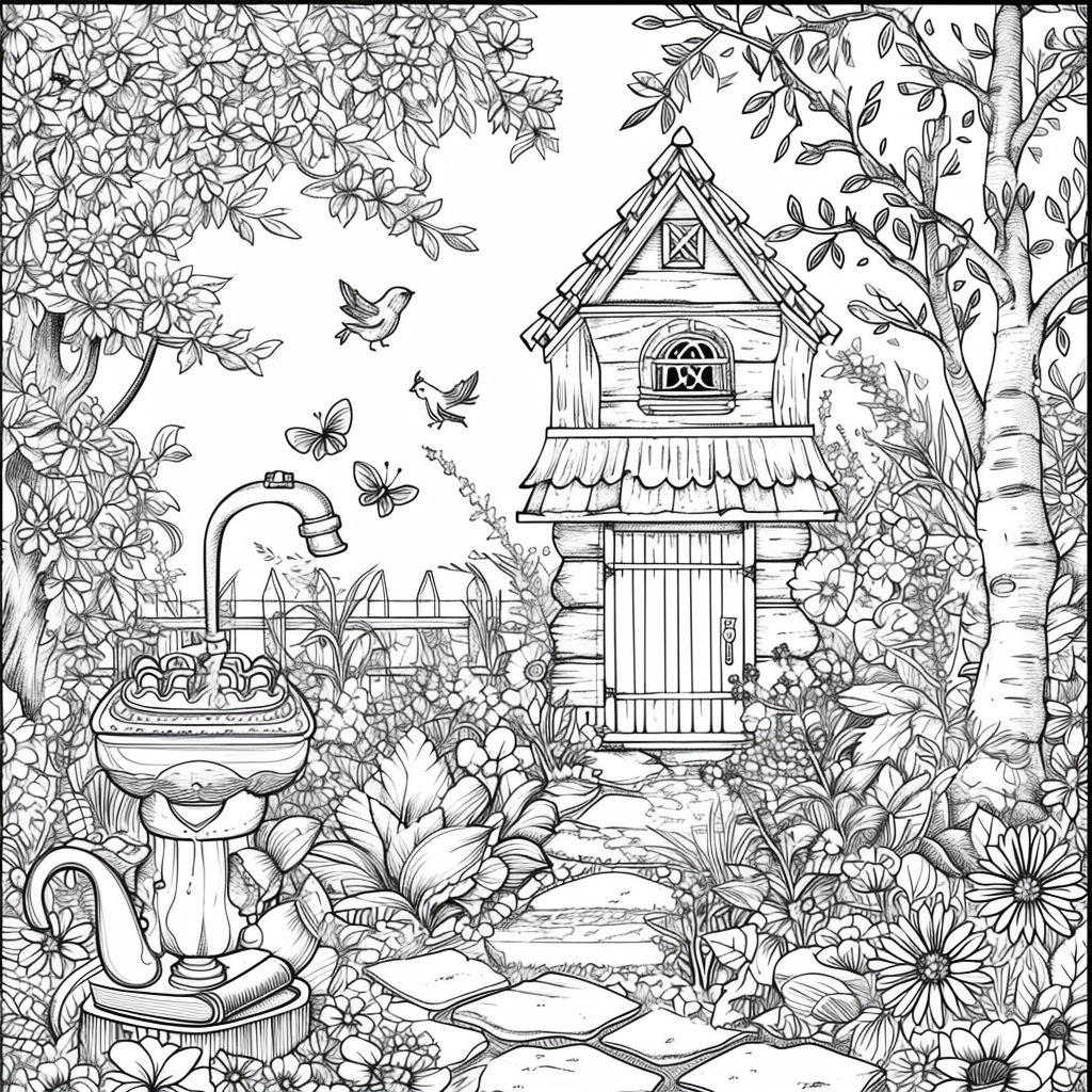 Whimsical Fairy Village – Enchanted Treehouse Homes in a Magical Land