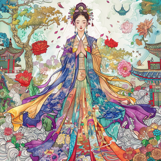 Heavenly Serenity: The Blossoming Empress