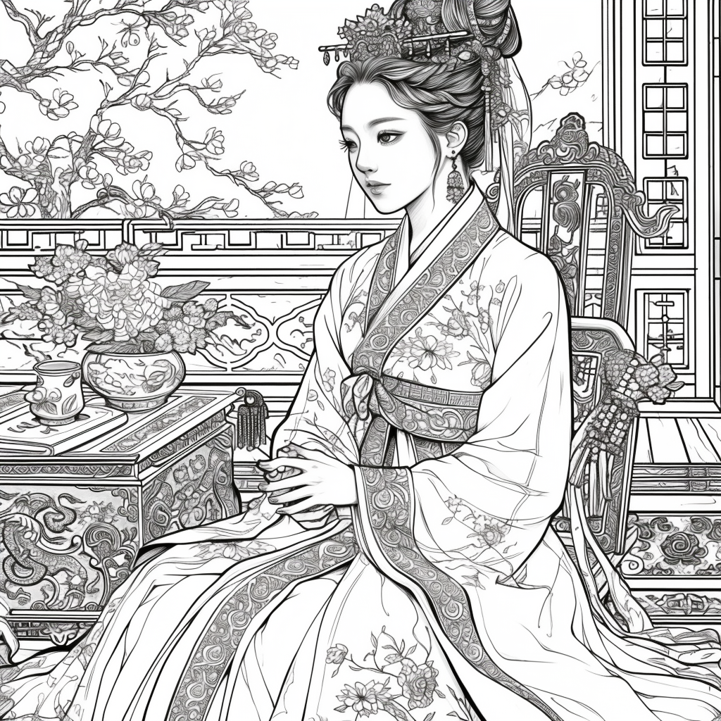 Majesty in Hanbok