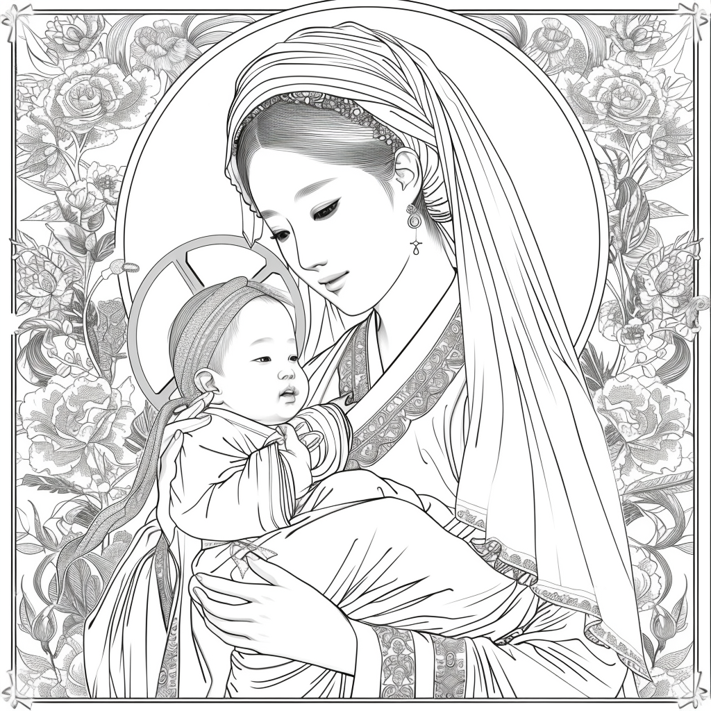 The Korean Madonna and Child
