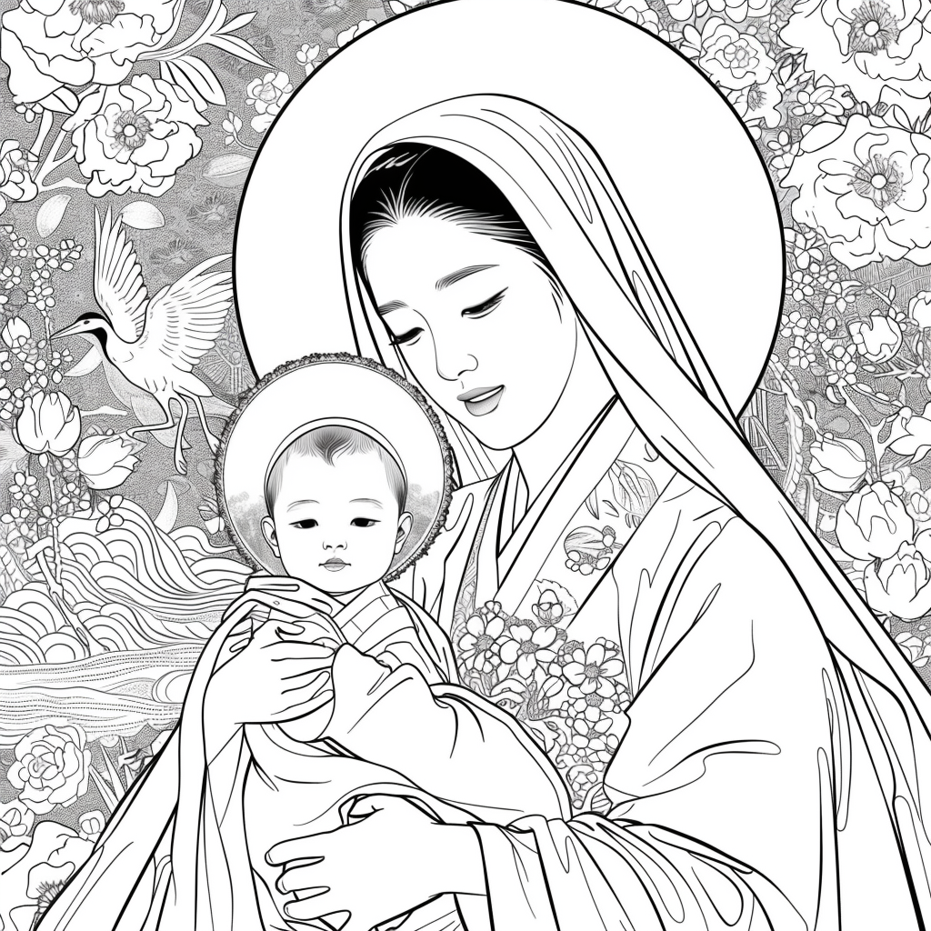 The Korean Madonna and Child