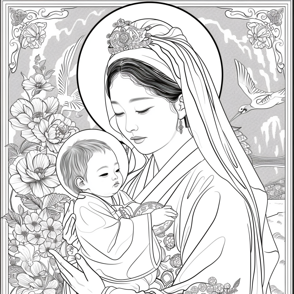 The Korean Madonna and Child