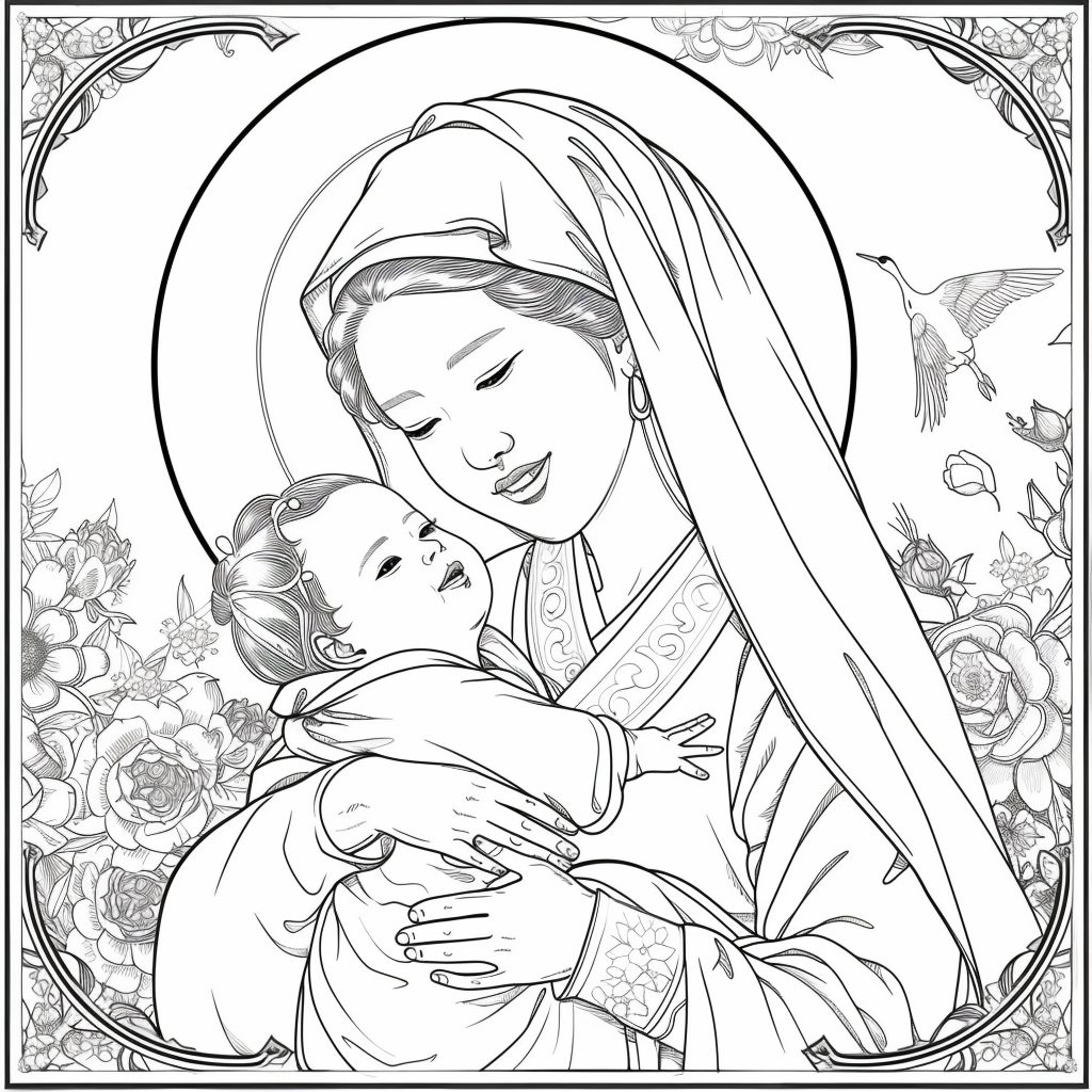 Korean Madonna and Child