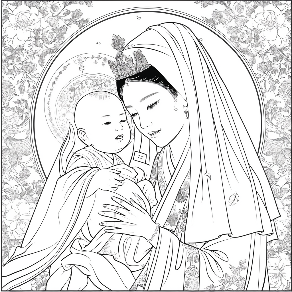 The Korean Madonna and Child