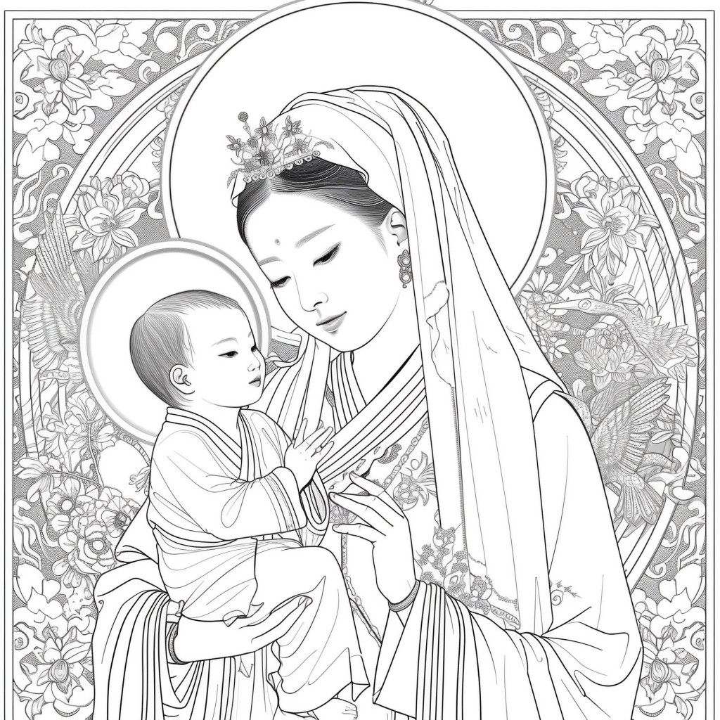 The Korean Madonna and Child