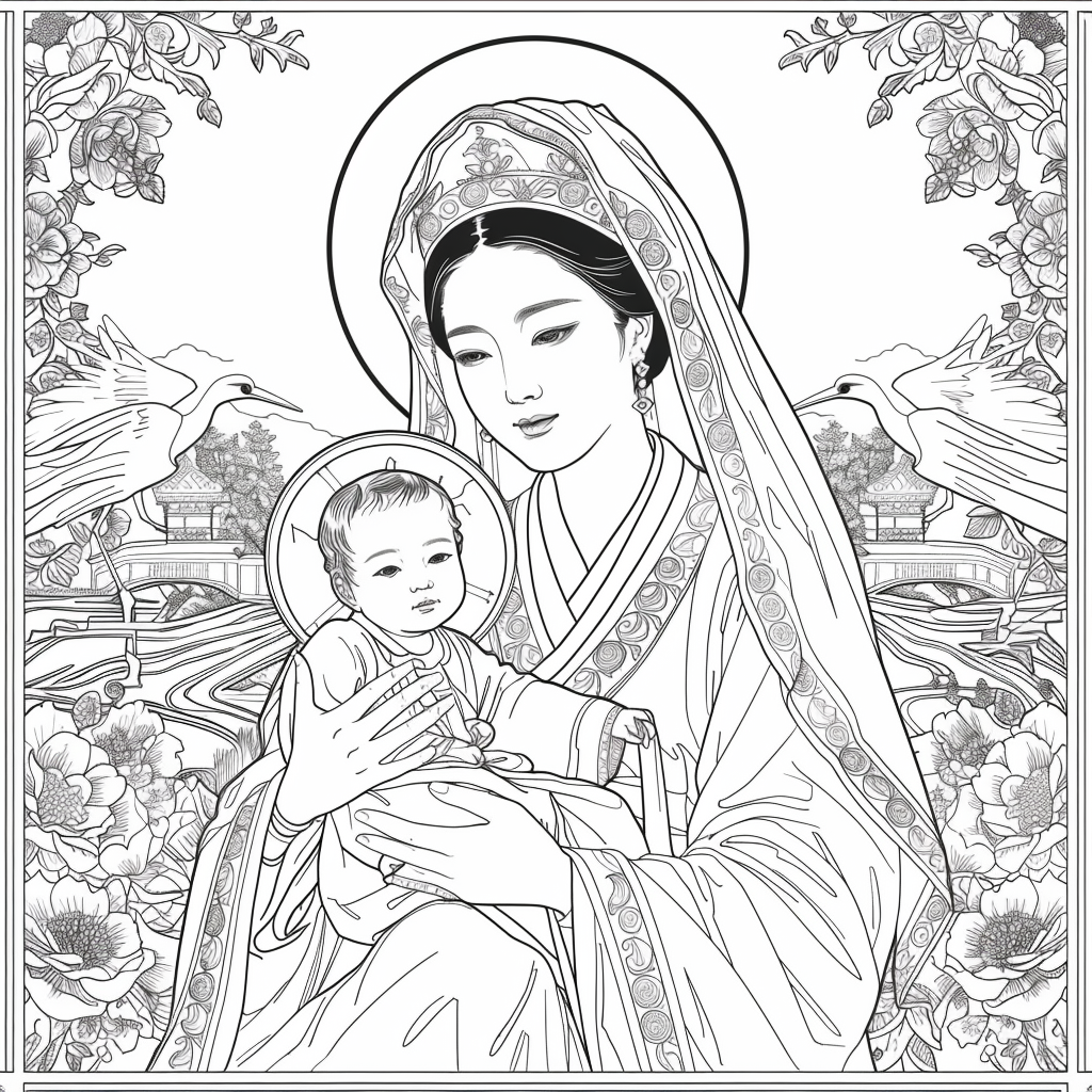 The Korean Madonna and Child