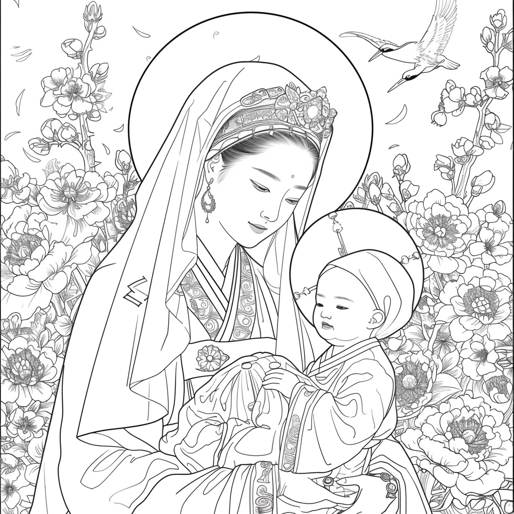The Korean Madonna and Child