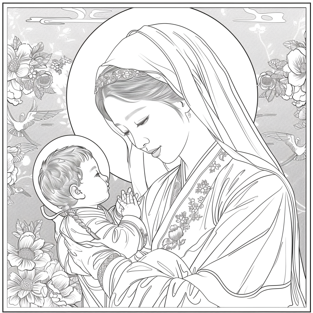 The Korean Madonna and Child