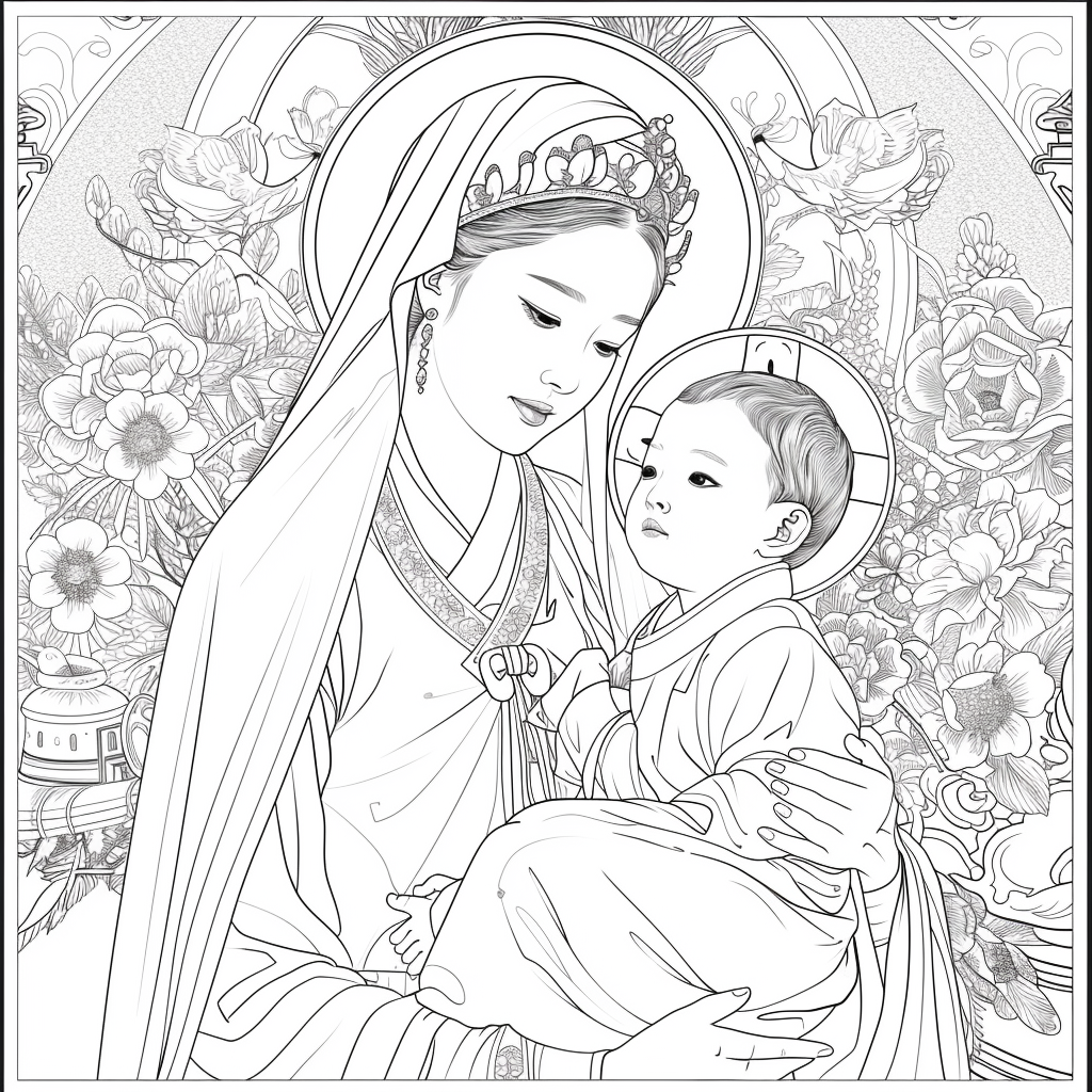 The Korean Madonna and Child